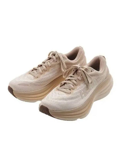 Bondi 8 Low Top Sneakers Shifting Sand Vanilla - HOKA ONE ONE - BALAAN 2