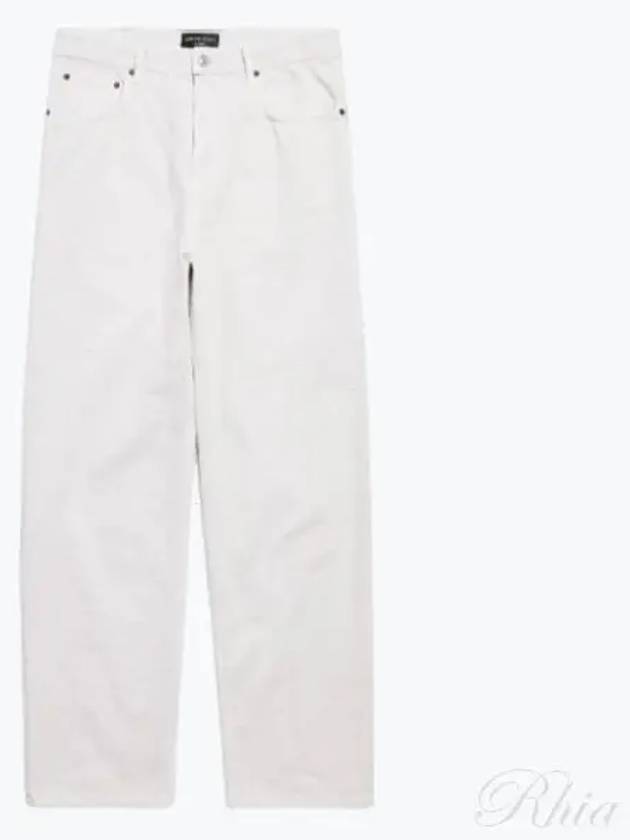 Loose Fit Wide Leg Jeans White - BALENCIAGA - BALAAN 2