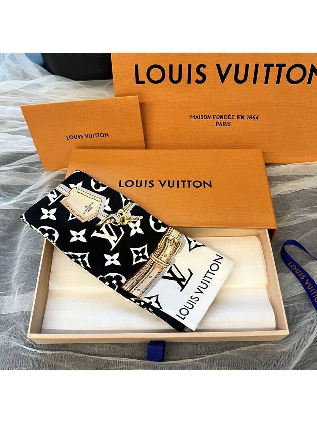 Monogram Confidential Scarf Black - LOUIS VUITTON - BALAAN 6