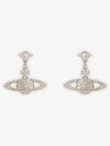 Mini Bas Relief Drop Earrings Silver - VIVIENNE WESTWOOD - BALAAN 3