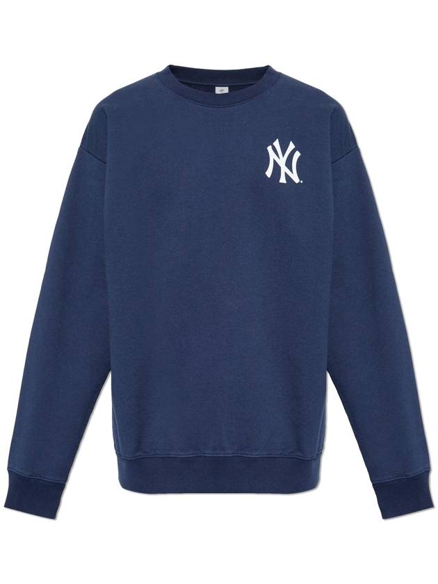 Sporty & Rich Sweatshirt From The 47 & The New York Yankees Collection, Women's, Navy Blue - SPORTY & RICH - BALAAN 1