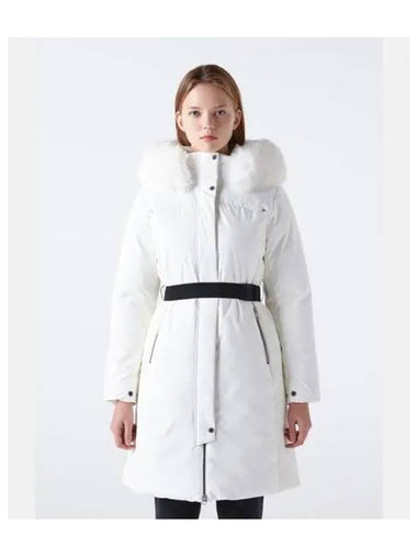 Women s Cannon Coat European Goose Down Ivory SP422SDJO1 - DESCENTE - BALAAN 1