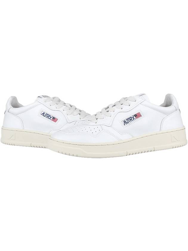 Medalist Leather Low Top Sneakers White - AUTRY - BALAAN 2