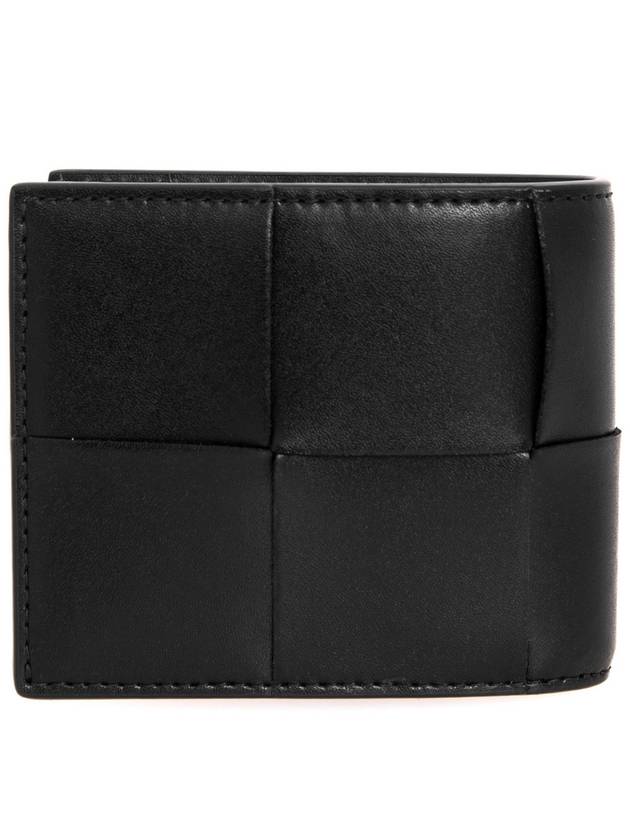 Intreciato Cassette Half Wallet Black - BOTTEGA VENETA - BALAAN 7