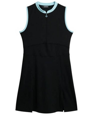 Ebony Golf Sleeveless Short Dress Black - J.LINDEBERG - BALAAN 1