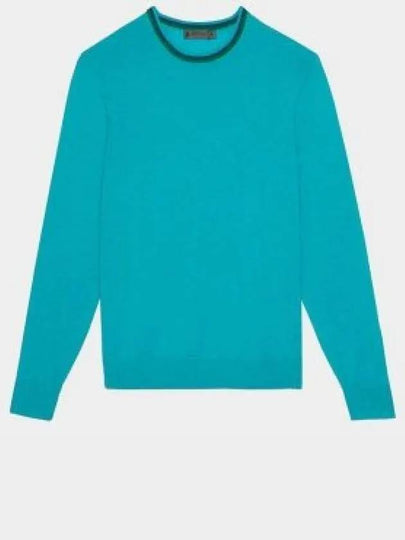 Crew Neck Merino Wool Sweater Blue - G/FORE - BALAAN 2