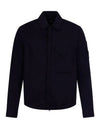 Men's Chrome R Over Shirt Zip Up Jacket Navy - CP COMPANY - BALAAN 2