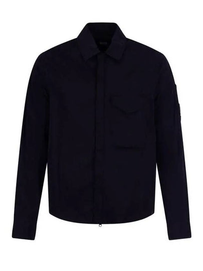 Men's Chrome R Over Shirt Zip Up Jacket Navy - CP COMPANY - BALAAN 2