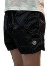 Logo Patch Swim Shorts Black - STONE ISLAND - BALAAN 2