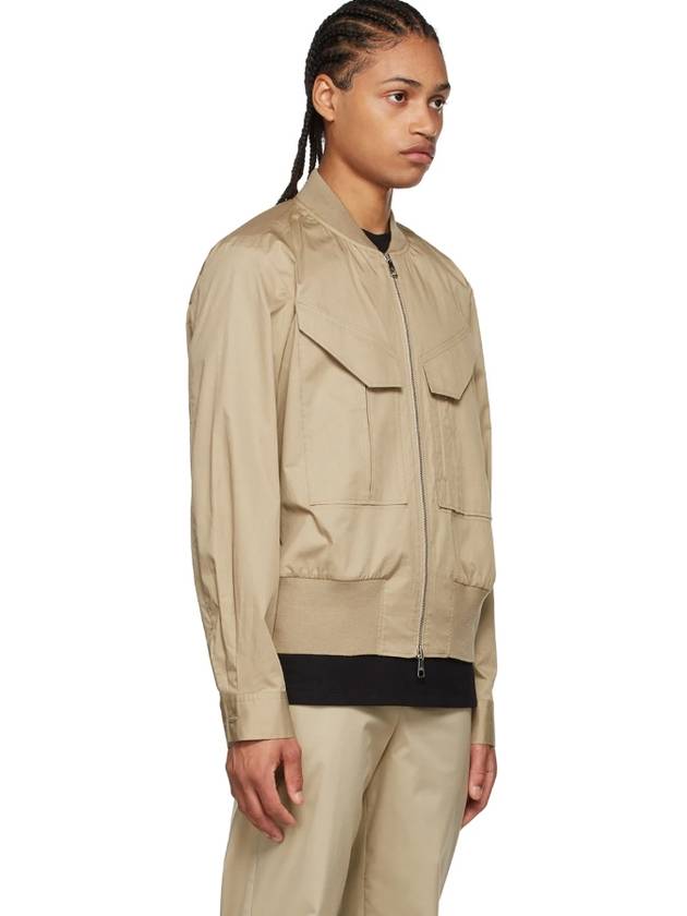 Beige cotton bomber jacket - NEIL BARRETT - BALAAN 2