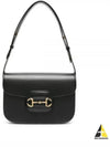 Horsebit 1955 Leather Shoulder Bag Black - GUCCI - BALAAN 2