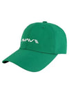 Golf Tennis Embroidered Logo Ball Cap Green - AVAVE - BALAAN 3