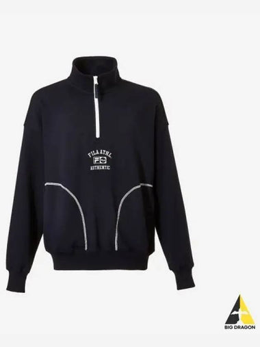 Uni Half Zip Up Sweatshirt INA - FILA - BALAAN 1