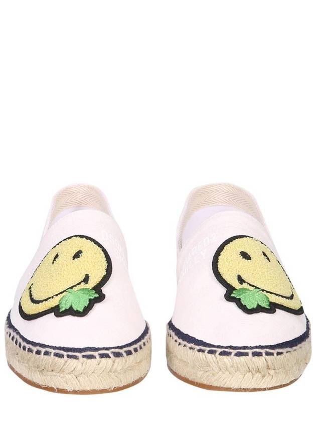 organic canvas espadrilles white - DSQUARED2 - BALAAN 3