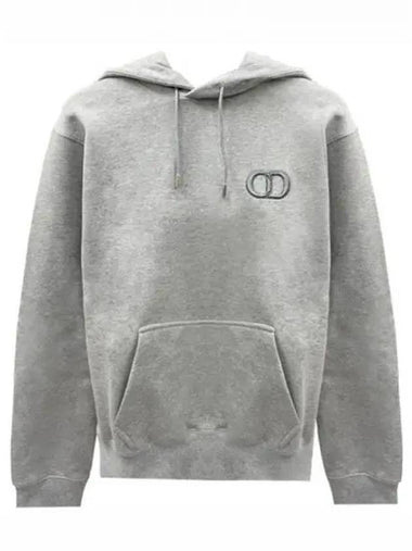 Icon Logo Cotton Hood Gray Men s T shirt 271560 - DIOR - BALAAN 1