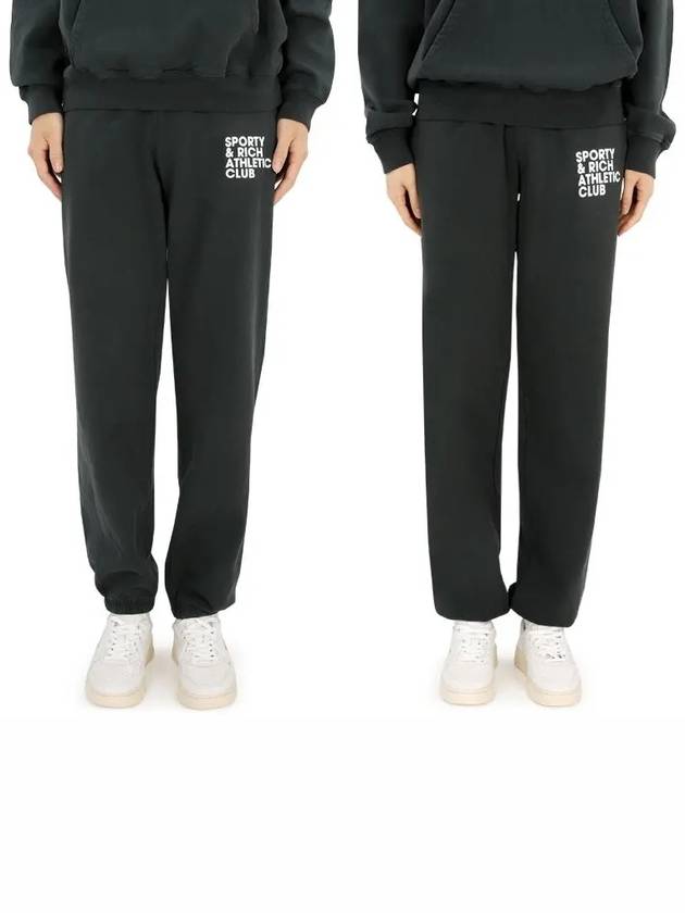 EXERCISE OFTEN Jogger Pants Feed Black SWAW235 FB - SPORTY & RICH - BALAAN 2