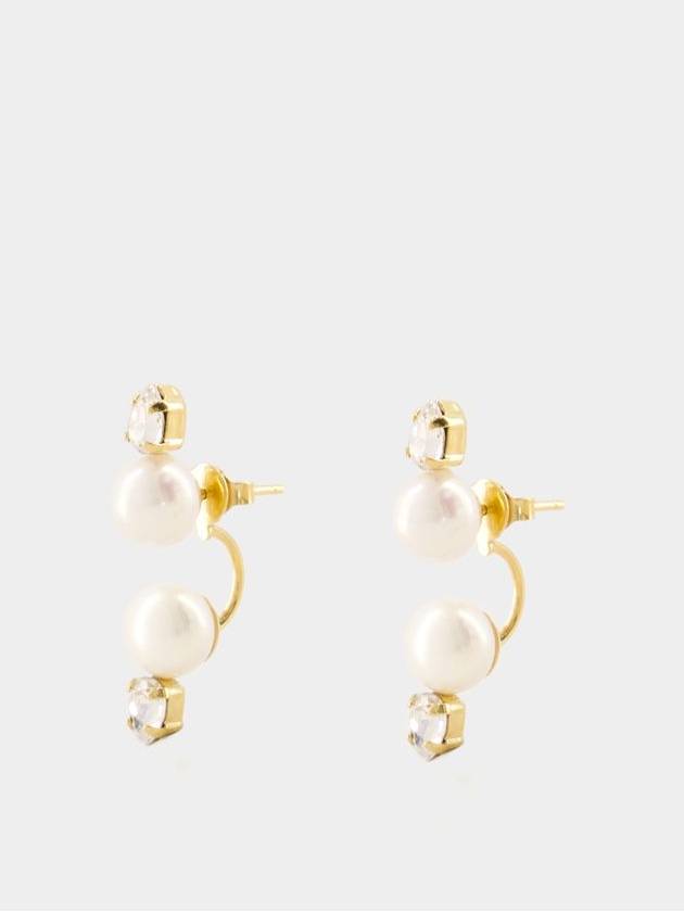 Double Ended Earrings - Simone Rocha - Pearl - Beige - SIMONE ROCHA - BALAAN 2