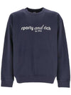 Long sleeve t shirt CRAW2316NA Navy - SPORTY & RICH - BALAAN 1