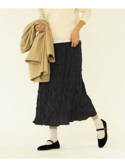 Coaster Long Pleated Skirt Navy - UNLIKELOOK - BALAAN 2