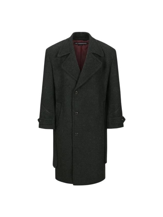 Rovy Herringbone Double Coat Charcoal - ANDERSSON BELL - BALAAN 1