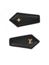 LV Backstage Leather Hair Clip Black - LOUIS VUITTON - BALAAN 1