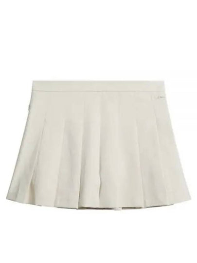 Adina Pleated Skirt Almond Milk - J.LINDEBERG - BALAAN 2