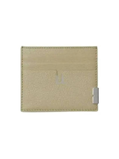 Tall B-Cut Leather Card Wallet Green - BURBERRY - BALAAN 2