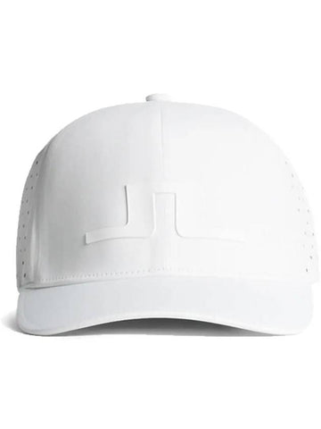 Men s Dylan Cap Golf Hat White GMAC10585 0000 - J.LINDEBERG - BALAAN 1