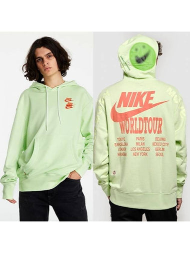 01DN4457383World Tour Hooded TshirtLime - NIKE - BALAAN 1