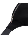 Cassandre Classic Canvas Leather Belt Bag Black - SAINT LAURENT - BALAAN 8