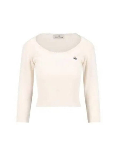 Cashmere Bebe Knit Top Cream - VIVIENNE WESTWOOD - BALAAN 2