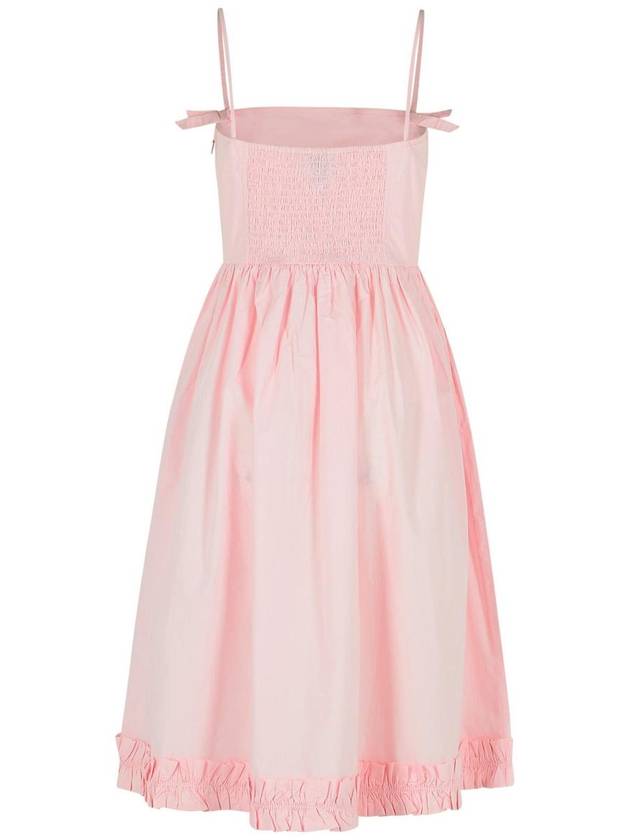 Ganni Pink Cotton Dress - GANNI - BALAAN 3