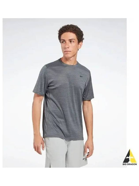 Melange Athlete T Shirt Gray HS5929 - REEBOK - BALAAN 1