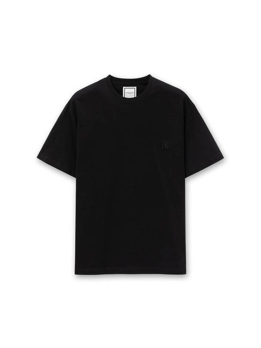 Luminous Jellyfish Back Logo Short Sleeve T-Shirt Black - WOOYOUNGMI - BALAAN 1