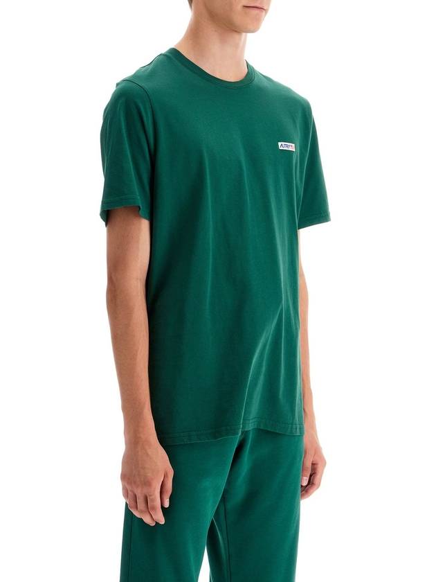 Logo relaxed fit short sleeve t shirt green - AUTRY - BALAAN 3