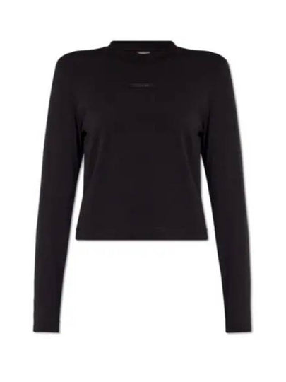 Le Gros Grain Manches Long Sleeve T-Shirt Black - JACQUEMUS - BALAAN 2