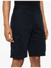 Wappen Cargo Bermuda Shorts Navy - STONE ISLAND - BALAAN 5