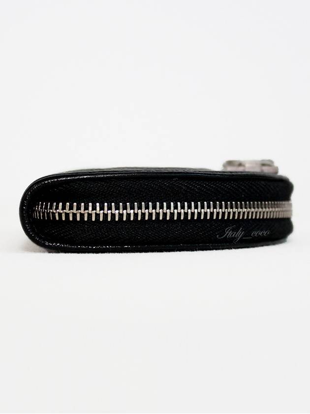 Boy Silver Vintage Zipper Coin Purse Black - CHANEL - BALAAN 8