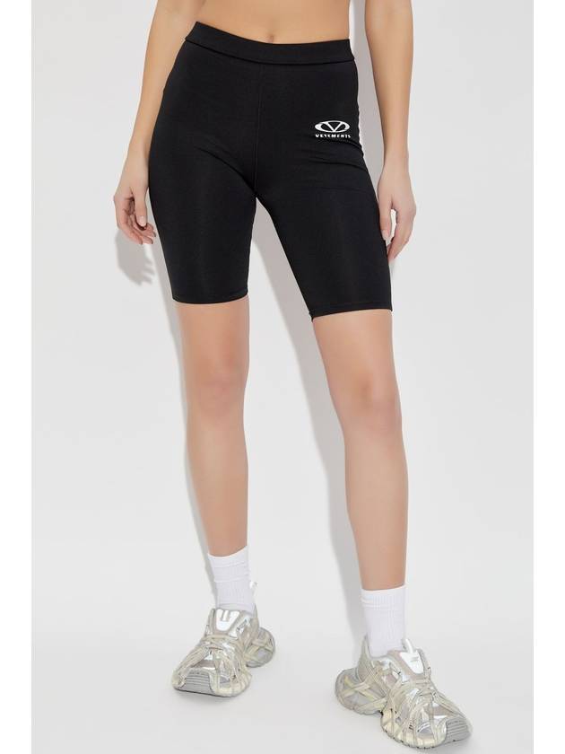 VETEMENTS Short Leggings, Women's, Black - VETEMENTS - BALAAN 3