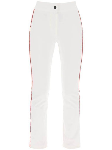 Tricolor Trim Skinny Pants White - MONCLER - BALAAN 1