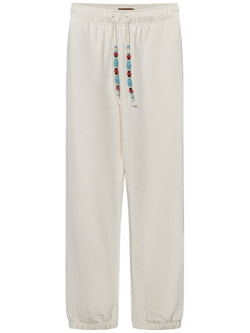 Alanui Trousers White - ALANUI - BALAAN 1