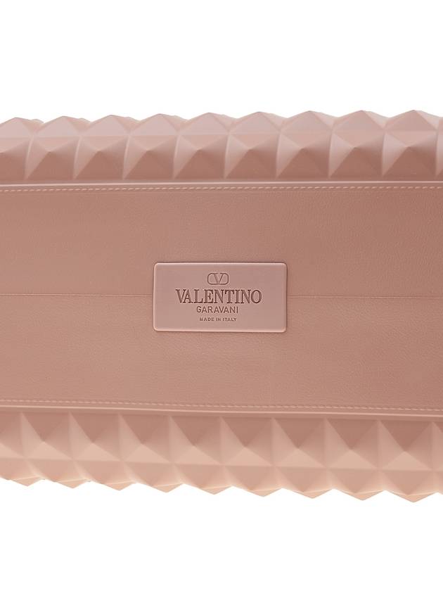 Le Troisieme Stud Pattern Rubber Tote Bag Pink - VALENTINO - BALAAN 8