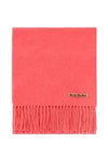 Wool Fringe Muffler Pink - ACNE STUDIOS - BALAAN 6