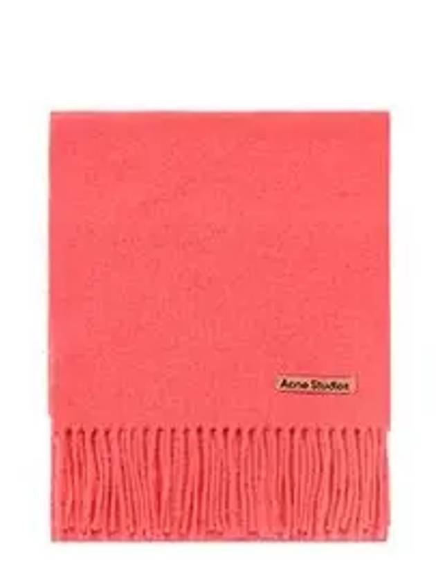 Wool Fringe Muffler Pink - ACNE STUDIOS - BALAAN 6