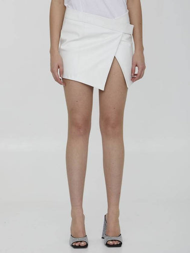 Cloe Leather Miniskirt - THE ATTICO - BALAAN 1