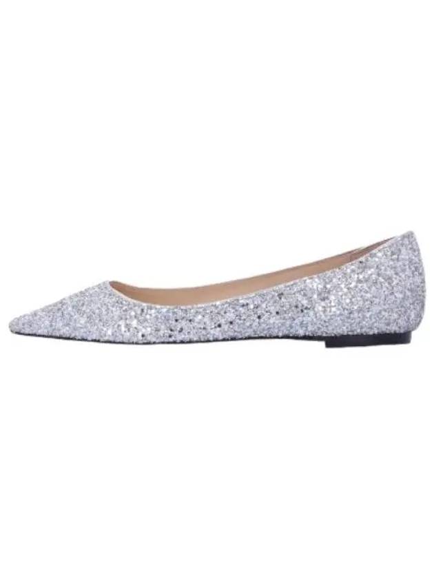 Romi glitter flat shoes silver - JIMMY CHOO - BALAAN 1