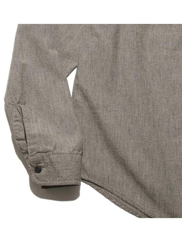 Salt And Pepper Work Long Sleeve Shirt Grey - HUMAN MADE - BALAAN 5