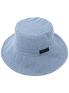 Denim Bucket Hat Blue - GANNI - BALAAN 2