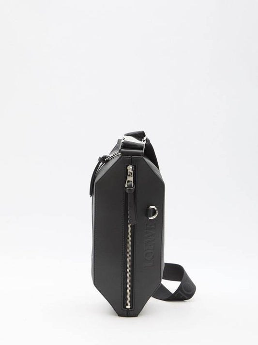 Convertible Calfskin Sling Belt Bag Black - LOEWE - BALAAN 1