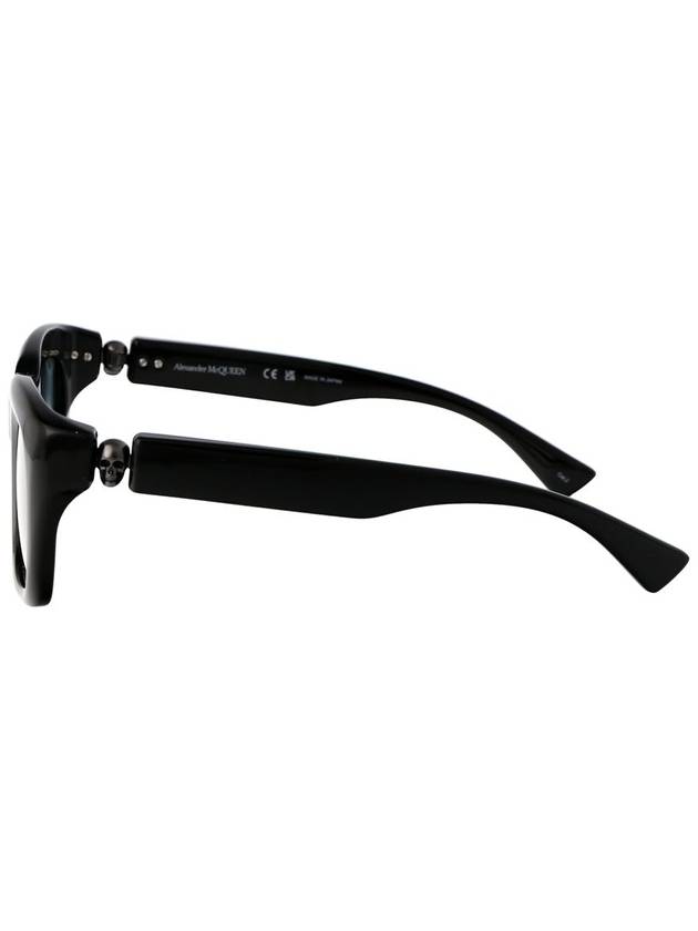 Sunglasses AM0431S 004 004 BLACK BLACK GREEN - ALEXANDER MCQUEEN - BALAAN 4